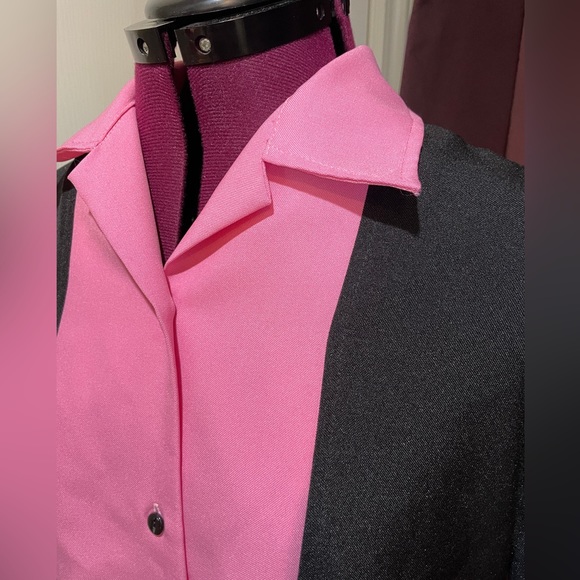Bowling Shirt - BeRetro Custom Pink and Black - Picture 3 of 8